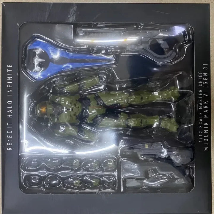 Stornfield | 18cm Halo Infinite Master Chief Mjolnir Mk Vi 1/12 scale 17.5cm 6" articulated figure Re:edit Gen.3 117 K.O.'s 1000 dolls model toys