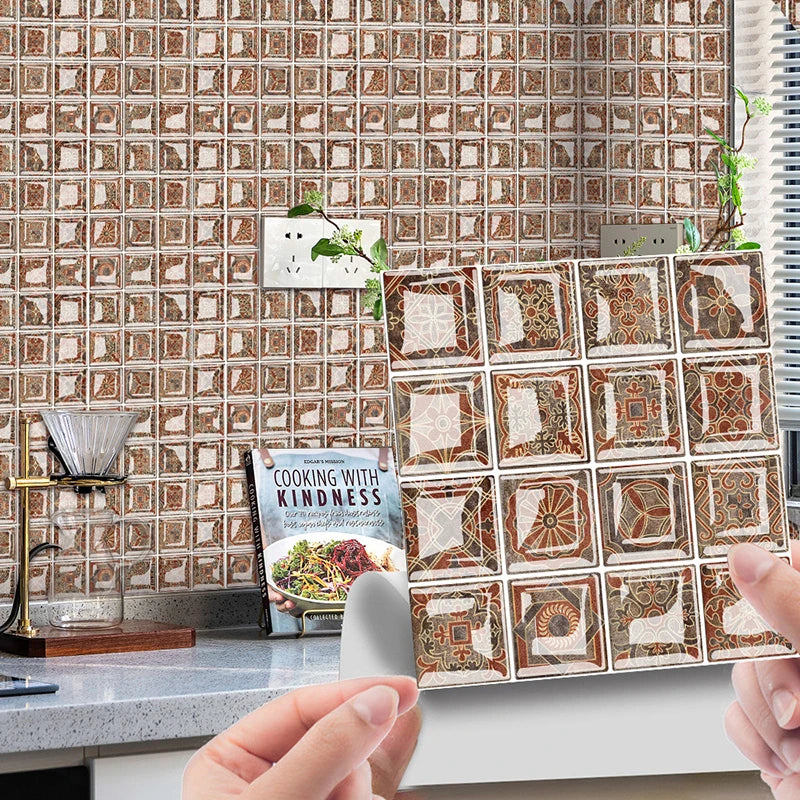 DecoMosaic 3D Mosaic Wall Tile Stickers Stornfield