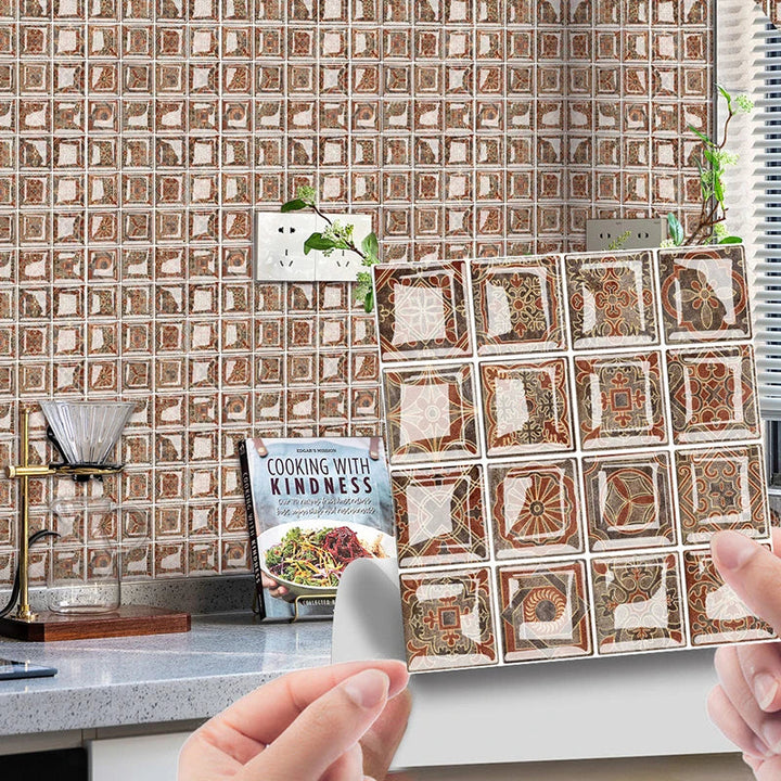 DecoMosaic 3D Mosaic Wall Tile Stickers Stornfield