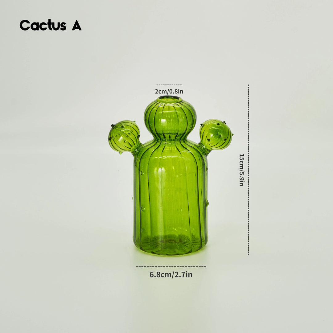 Cactus Glass Vase | Stornfield