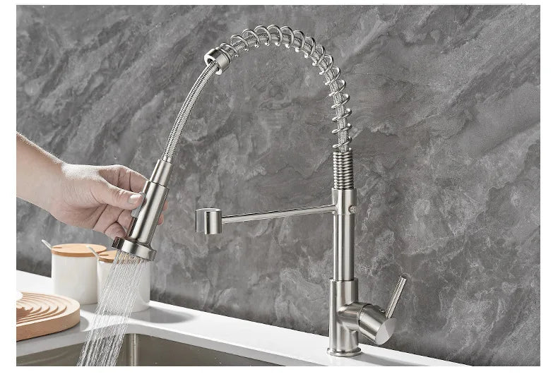 Faucet with Double Outlet – High-Quality Faucet for Flexible Washing, Easy Installation, Ideal for Modern Kitchens, Swiveling and Durable | Stornfield