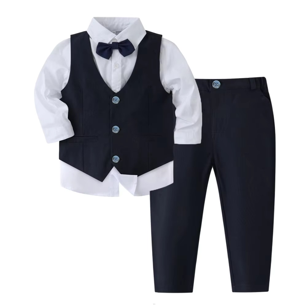 Stornfield | Boys Formal Cotton Outfit Set for Toddlers and Kids