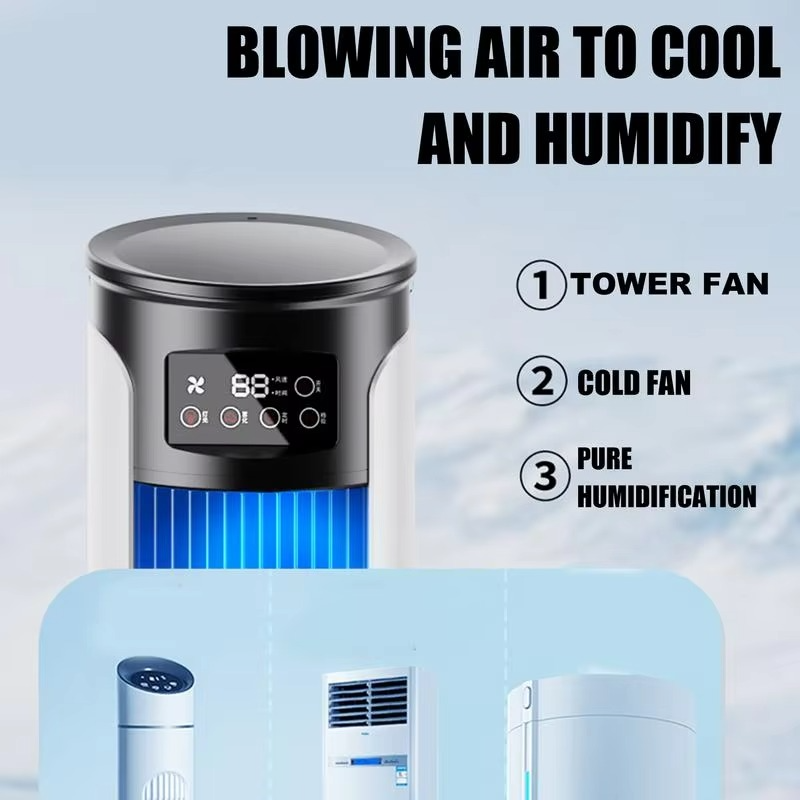 Portable Air Conditioners Fan Evaporative Cooler USB Quiet Timer Room Cooling Small 10 oz Water Tank Personal Cooler Adjustable | Stornfield