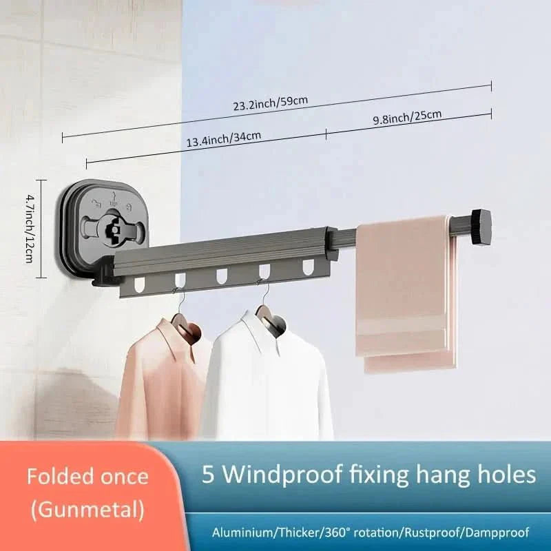 Stornfield | mounted tumble dryer - Foldable & space-saving