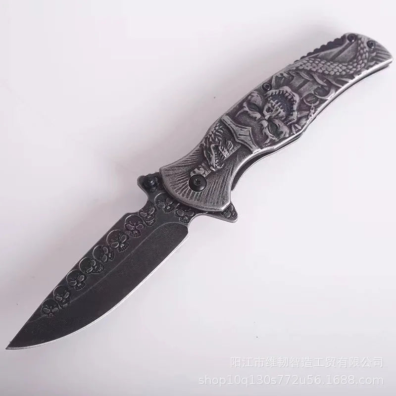 Tactical Nigh Skull Foldable Pocket Knife | Stornfield