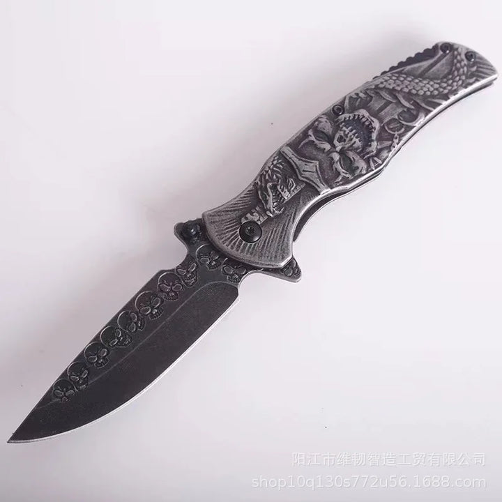 Tactical Nigh Skull Foldable Pocket Knife | Stornfield