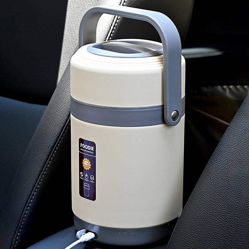 Stornfield | USB Heated Lunch Box | 304 Stainless Steel, Portable Food Warmer