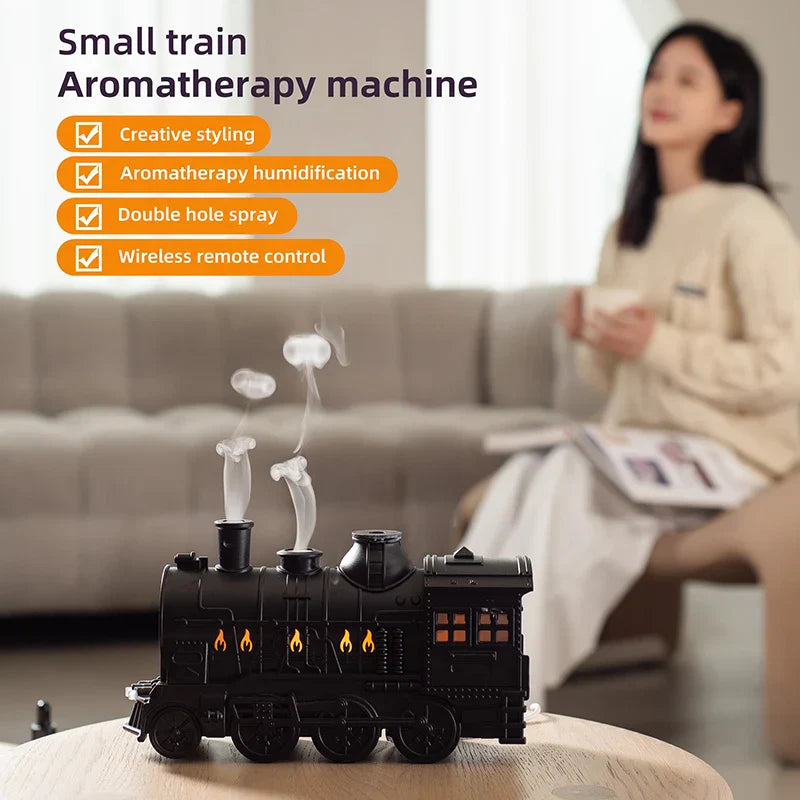 Mini Train Aromatherapy Essential Oil Diffuser Lamp Decor | Stornfield