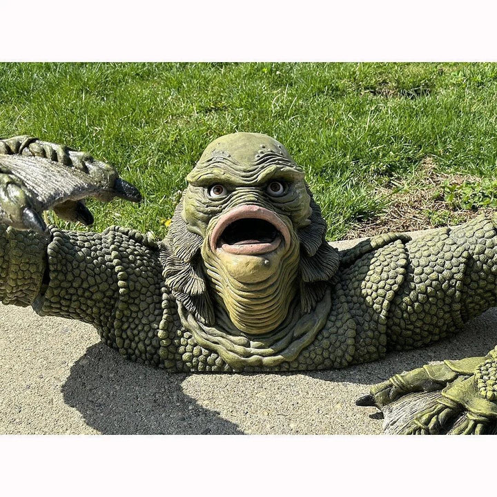 Stornfield | Creature The Black Lagoon Tomb Sculptures Figurine Garden Building Outdoor Decorations Statue Monster Man Halloween Decoration