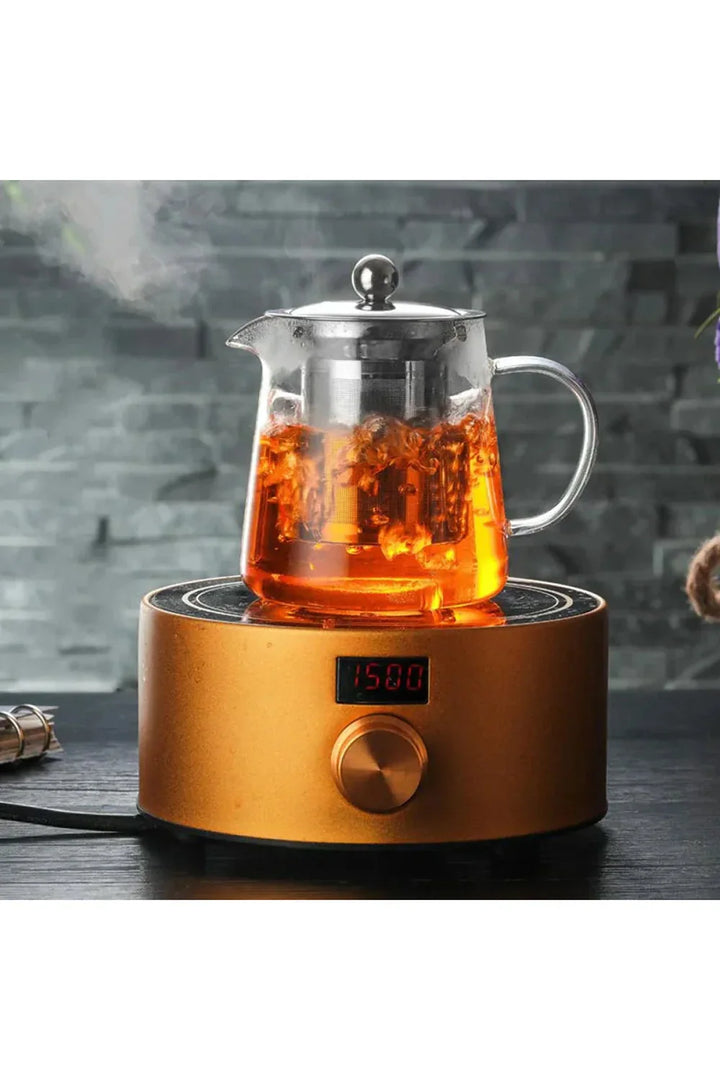 Stornfield | Glass Teapot with Stainless Steel Infuser