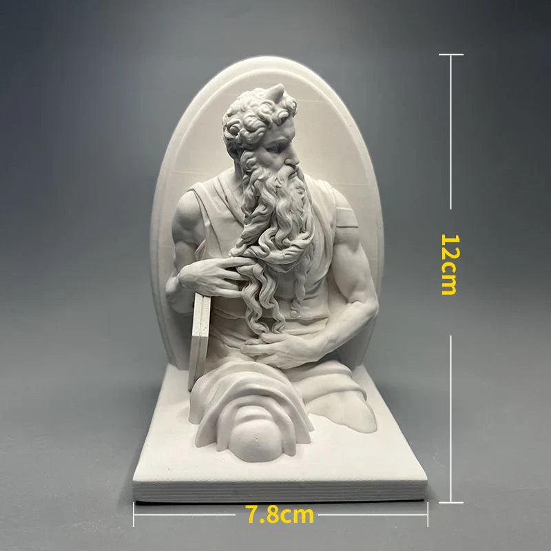 Stornfield | Nordic Style Character Statue Plaster DIY Painted Props Photography Table Decorations Home Art Plaster Decor