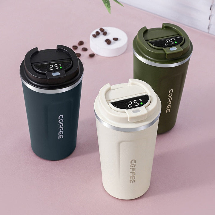 LED Temperature Display Smart Thermos Coffee Mug | Stornfield