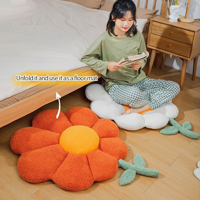 Golden Stornfieldossom Sunflower Soft Seat Cushion | Stornfield