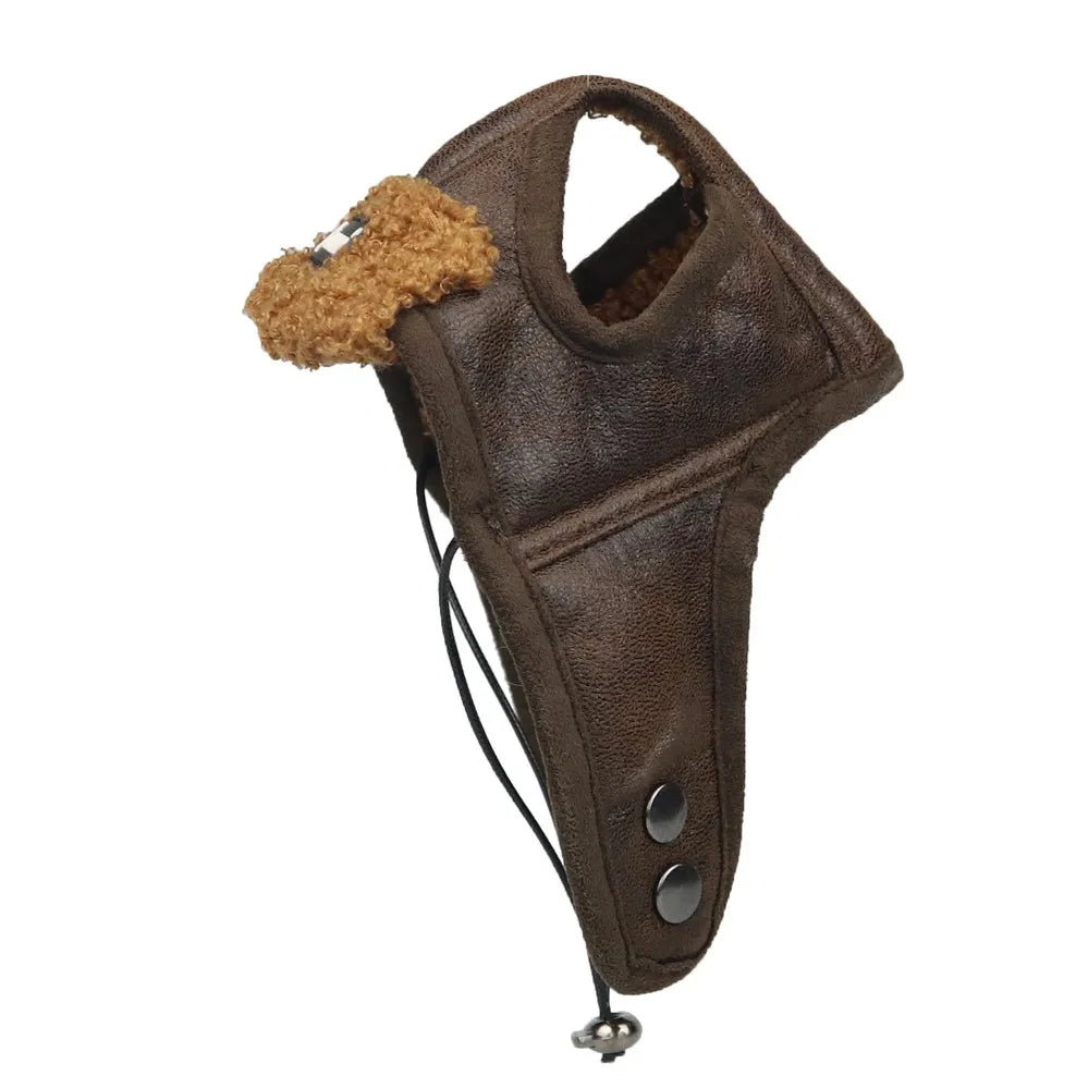 Winter pilot cap for pets warm and comfortable Stornfield
