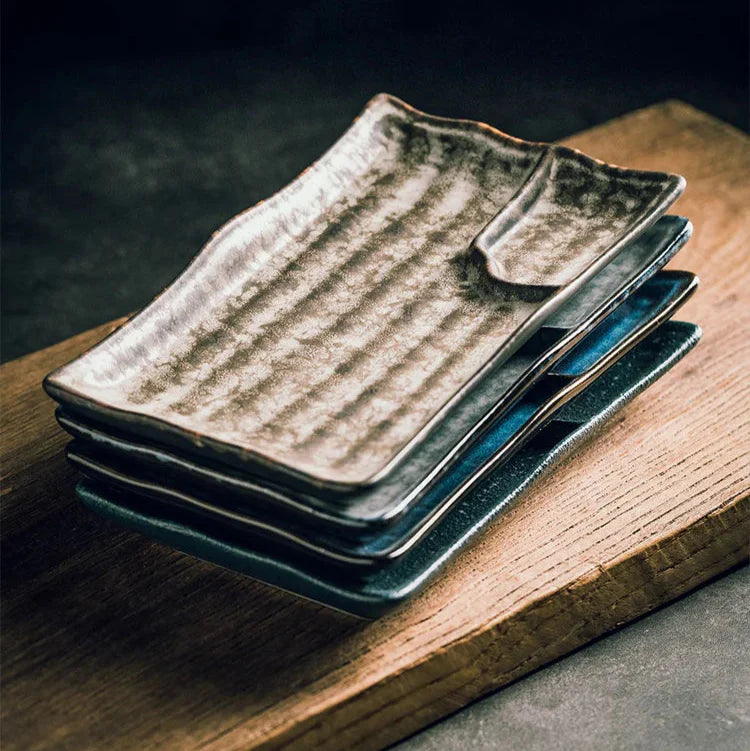 Assiettes à Sushi en Céramique Artisanale Stornfield