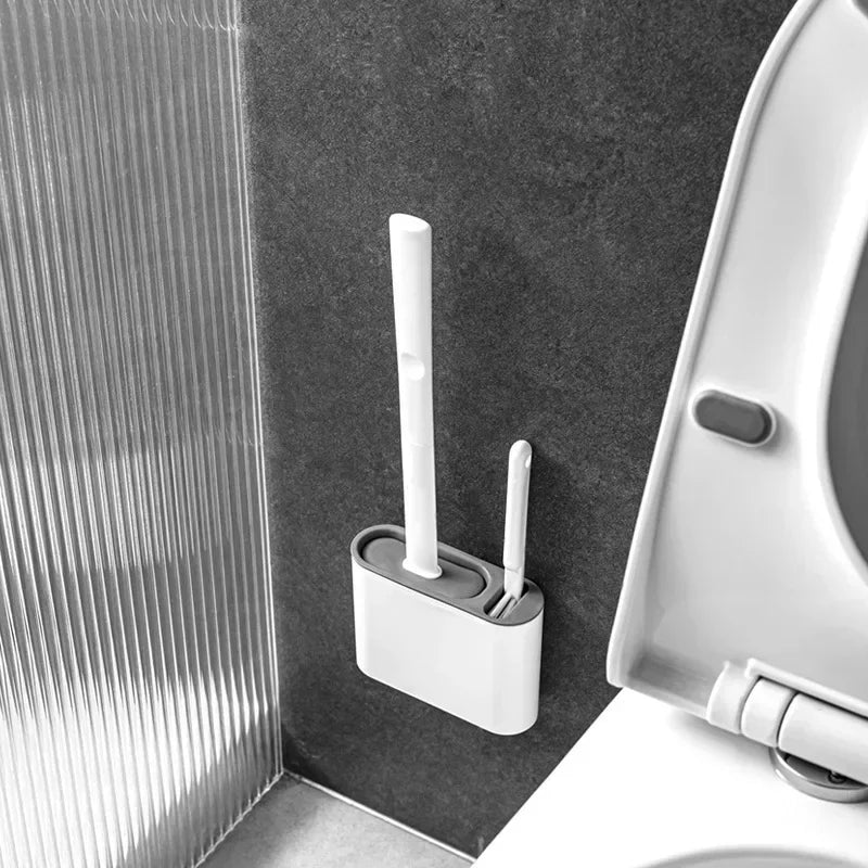 FlexiClean Silicone Toilet Brush Set Stornfield