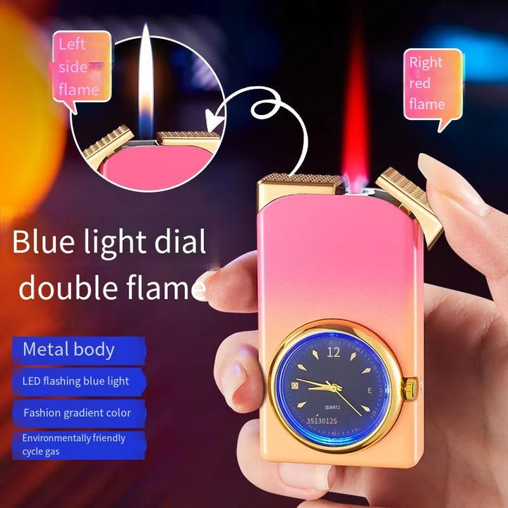 Creative Dual Fire Gradient Color Lighter Watch | Stornfield