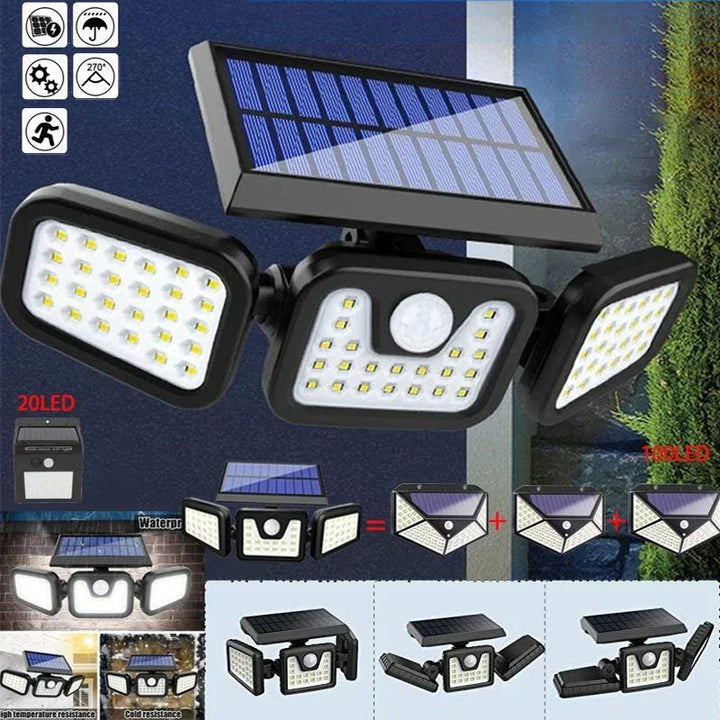 Power Save Motion Activated Outdoor Solar Lamp | Stornfield