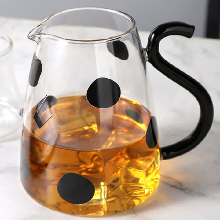 Cute cow glass jug with cup | Stornfield