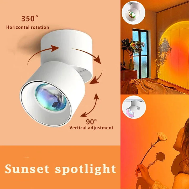 LED Sunset Atmosphere Wall Spotlight | Stonrfield