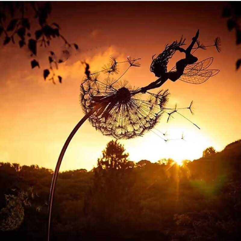 Stornfield | Metal Fairy Garden Sculpture Outdoor Lawn Decor