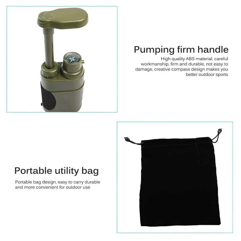 Outdoor Water Filter Camping Survival Tool | Stornfield