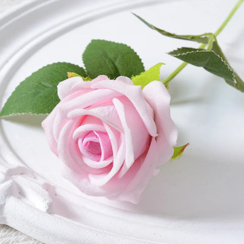 Stornfield | 20 Pieces Realistic Velvet Silk Rose Bouquet