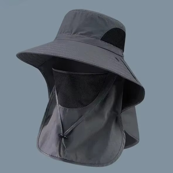Stornfield | UV Protection Outdoor Sun Hat with Wide Brim and Neck Flap for Hiking, Fishing, and Camping