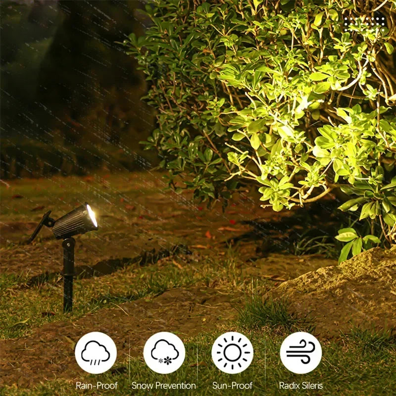 Solar LED Garden Spotlight Outdoor | Stornfield