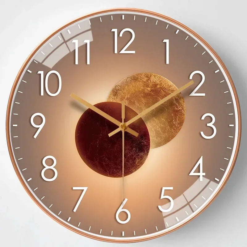 Stornfield | Silent Classic Wall Clock | Non-Ticking Elegant Timepiece for Bedroom & Office