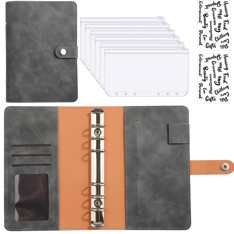 Stornfield | Financial Planner Leather Multi Pocket Bill Organizer Notebook