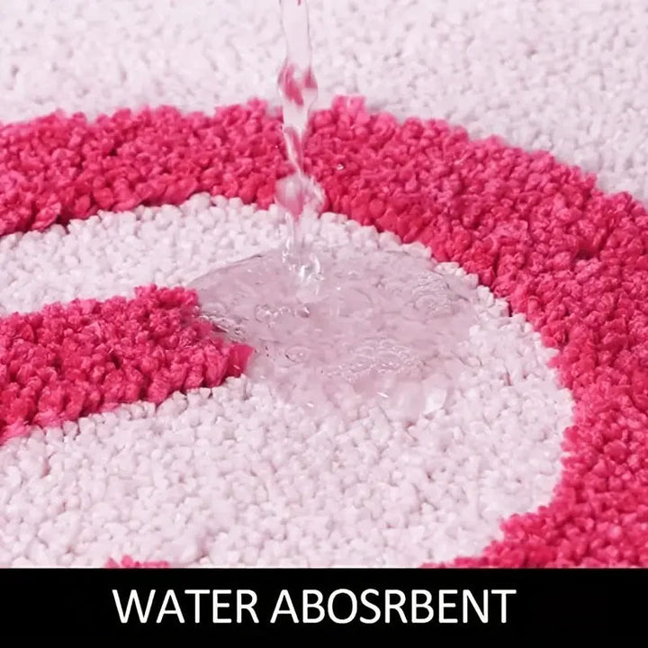 Tufted design carpet "Get Naked" Pink 80×50 cm | Stornfield