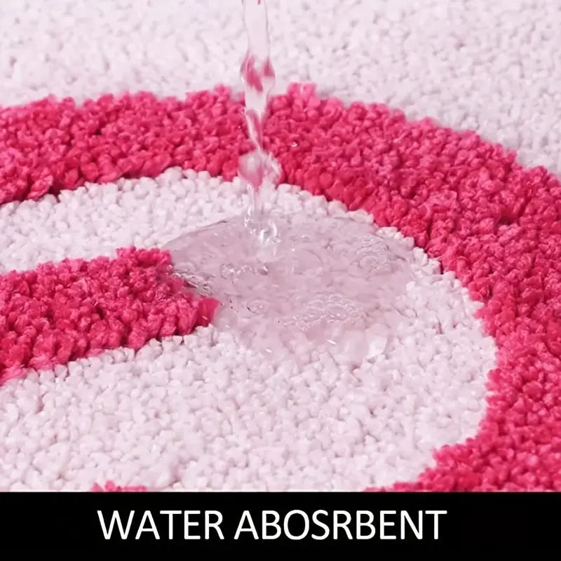 BlushNaked Tufted Design Rug – Pink "Get Naked" Bath & Living Rug Stornfield
