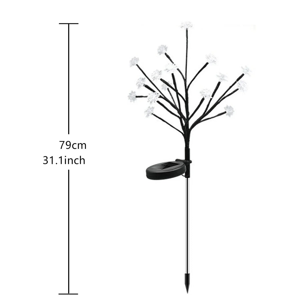 Sakura Tree Solar Flower Pathway Outdoor Lights | Stornfield