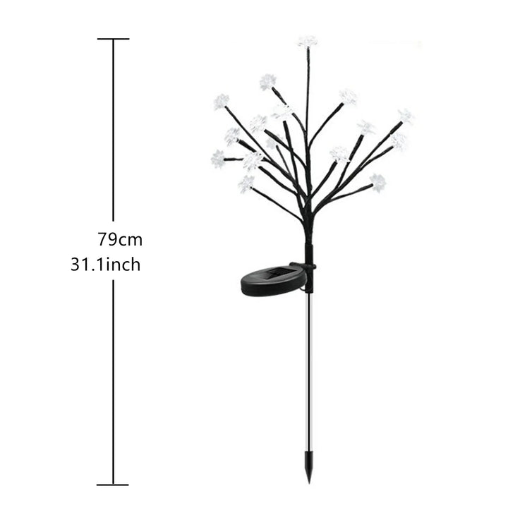 Sakura Tree Solar Flower Pathway Outdoor Lights | Stornfield