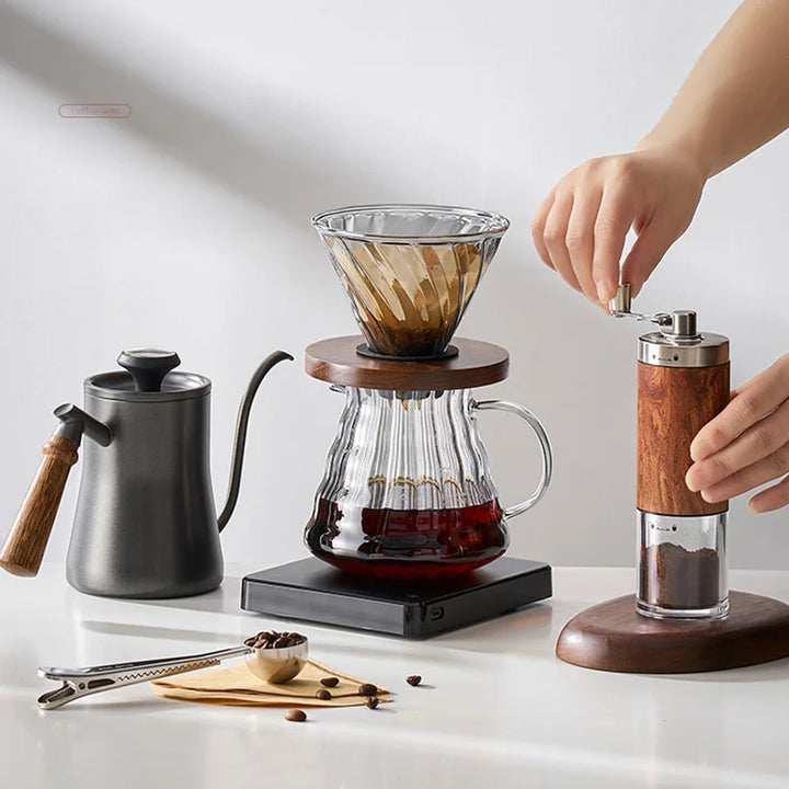 Stornfield | GIANXI Coffee Machine with Gooseneck Spout and Lid, French Press Coffee Maker, Water Kettle, Long Opening, Coffee Accessories