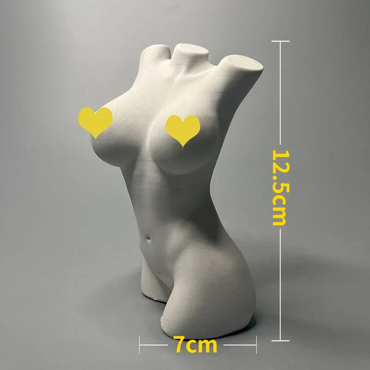 Stornfield | Nordic Style Character Statue Plaster DIY Painted Props Photography Table Decorations Home Art Plaster Decor