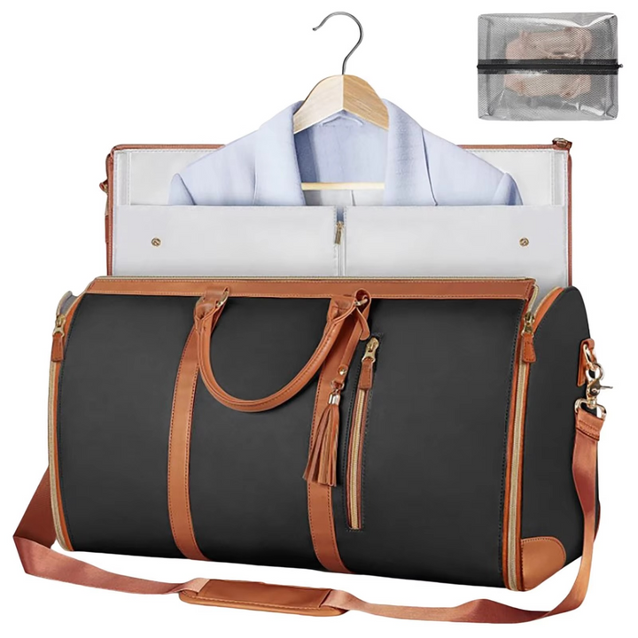 Stornfield | Large-Capacity Foldable Women's Garment Travel Bag with Hanging Suit Compartment