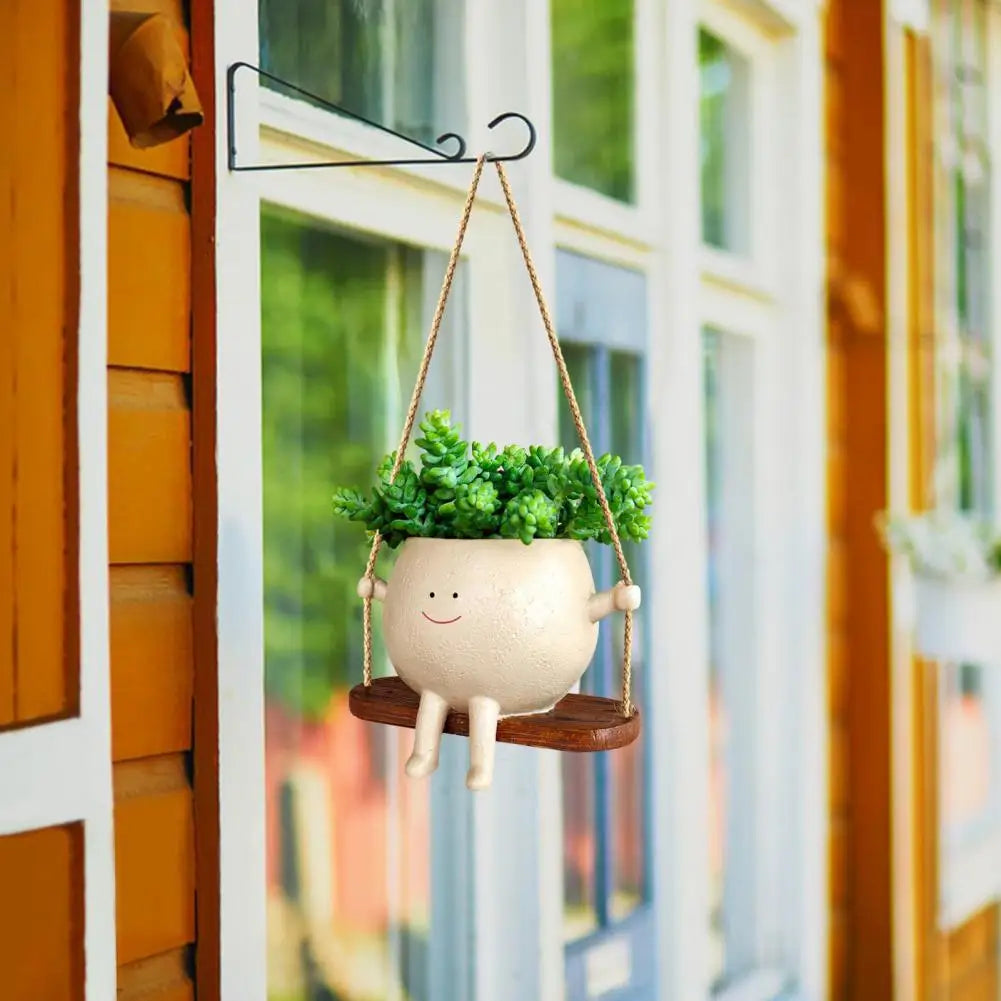 Swing Smiling Face Flower Pot | Stornfield