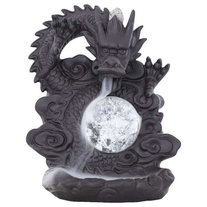 Mystic Dragon Lucky Clay Waterfall Burner | Stornfield