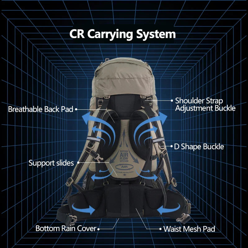 Outdoor Path Camping Large-Capacity Hiker Backpack | Stornfield