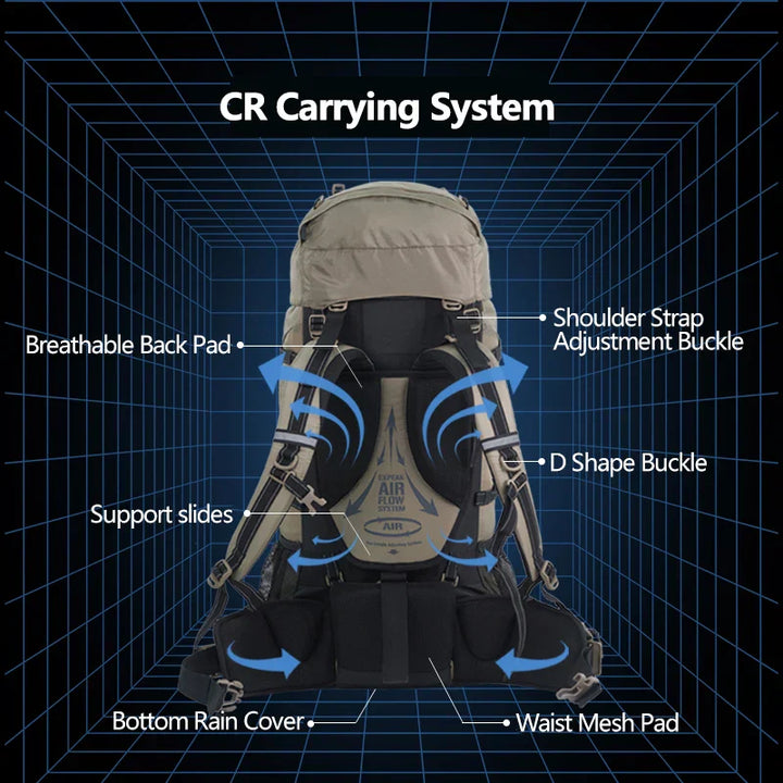 Outdoor Path Camping Large-Capacity Hiker Backpack | Stornfield