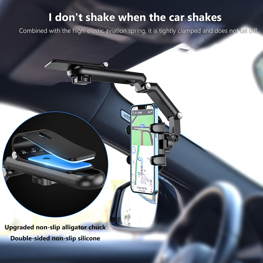 Stornfield | Sun Visor Car Rotating Phone Holder Clip