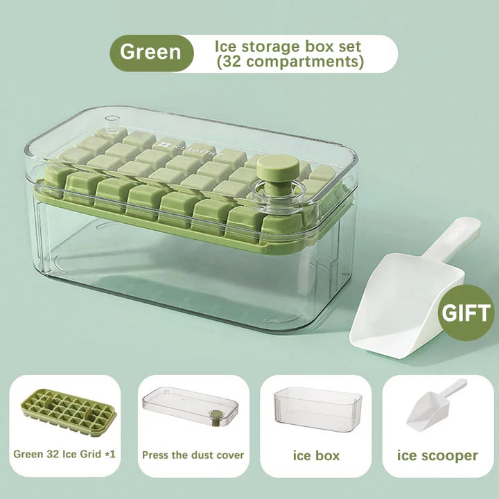 32-Grid Silicone Ice Cube Tray
