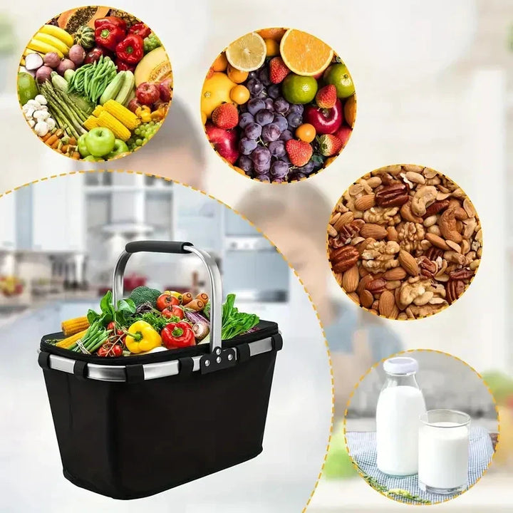 Insulated folding basket for picnic | Stornfield