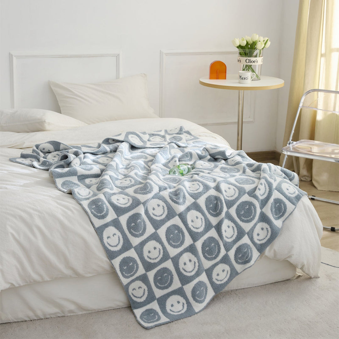 Stornfield | Couverture à carreaux Smiley
