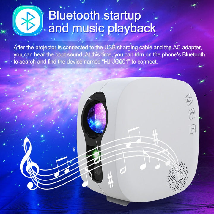 Galaxy Glow Rotating Starry Sky Projector | Stornfield