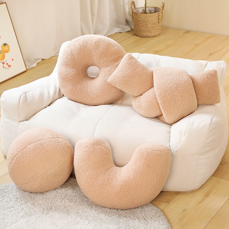 Plush Cushions - Donut, Globe, Arch, and Knot | Stornfield