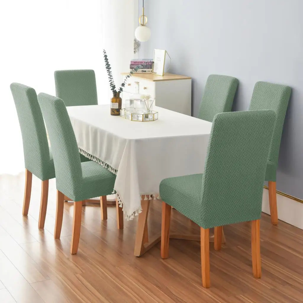 Stornfield | Chair Cover Velvona | Elastic & Thick Padded | Jacquard Stretch Cover | Washable & Wrinkle-Free