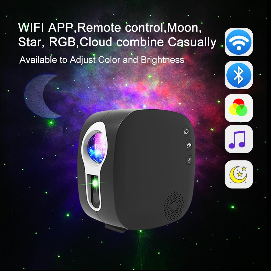 Galaxy Glow Rotating Starry Sky Projector | Stornfield